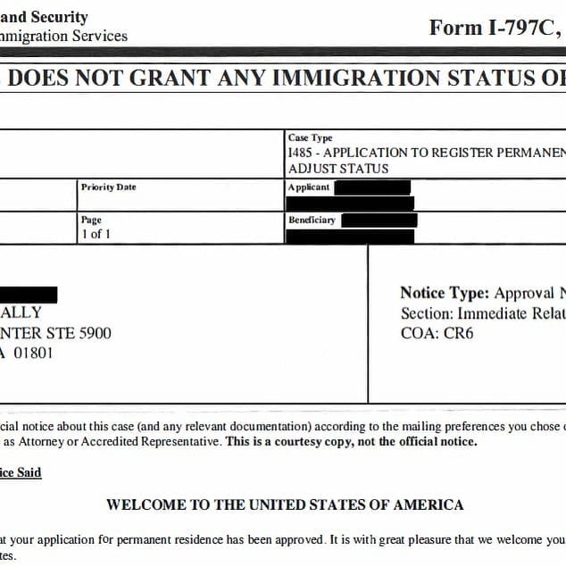 Approved marriage-based green card in less than 5 months!! [Processing time subject to change. Not legal advice]