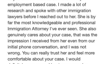 Happy client, happy lawyer!!