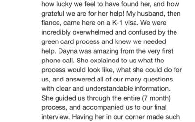 “I wish I could give her more than 5 stars!”