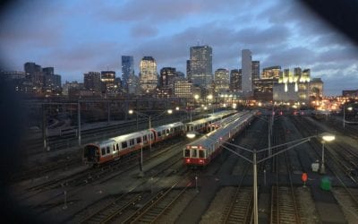 Early morning networking in Boston