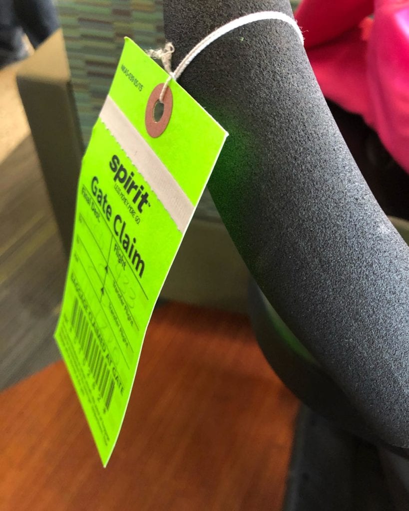 The Spirit airline representative asked if I got a green card for our