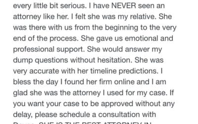 “Dayna is an angel sent to immigrants.”