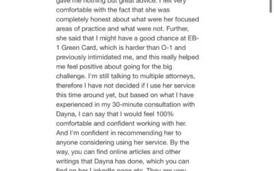 What types of people are eligible for an O-1 or EB-1 visa? Musicians, Performers, Artists, Dancers, Scientists, Researchers … all types of extraordinary people!