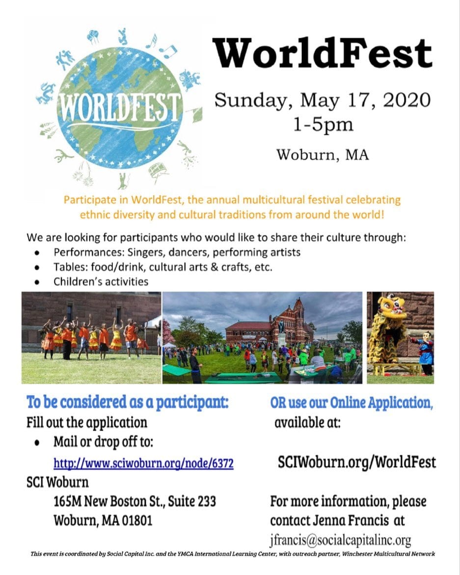 I was recently asked to be on the 2020 WorldFest Steering Committee. WorldFest is an annual multicultural festival celebrating ethnic diversity and cultural traditions from around the world. If you, or someone you know, may be interested in participating in the event, let me know!