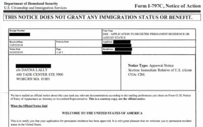 Approved Marriage-Based Green Card in Less Than 5 Months