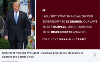 Statement from President Trump Regarding Emergency Measures to Address the Border Crisis