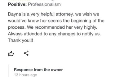 I am very grateful to all of my former clients who have posted positive reviews