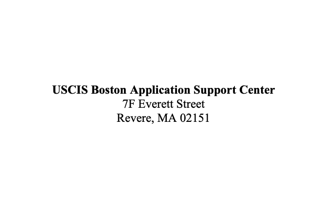 USCIS Boston Application Support Center