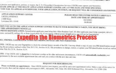 Is there any way to expedite the biometrics process?