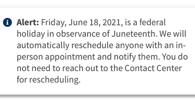 Is the USCIS Closed for Juneteenth?