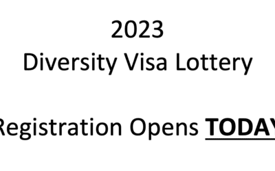 Diversity Visa Lottery 2023 – Registration Opens Today!