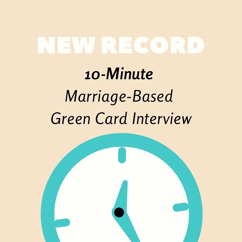 Marriage Green Card Interview in Lawrence