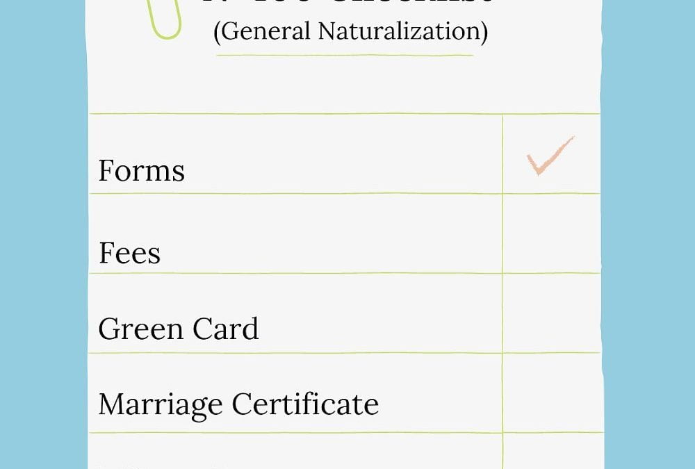 Naturalization Immigration Lawyer Discusses N400 Supporting Documents