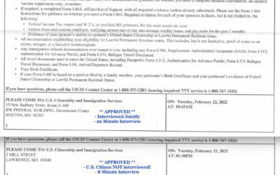 More Green Card Approvals!