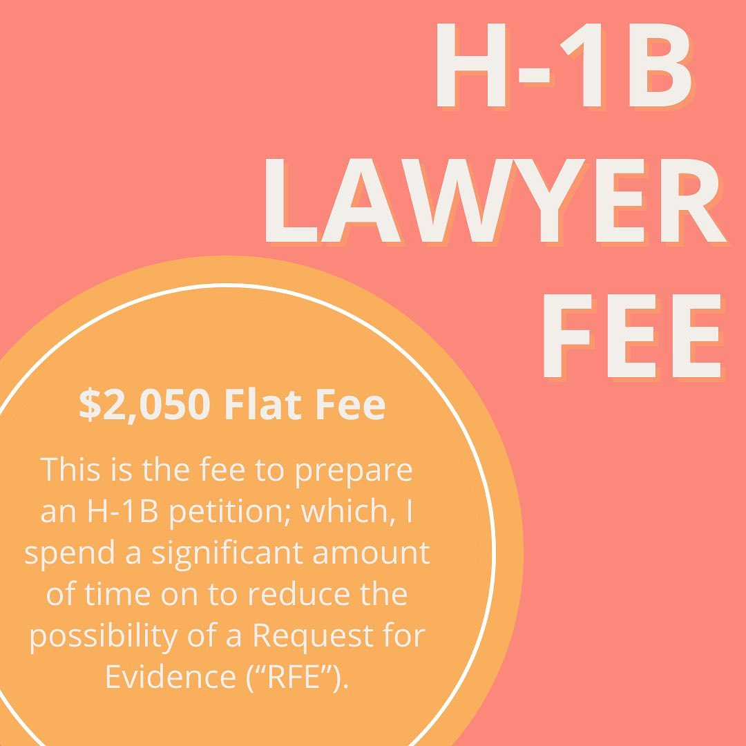 H-1B Visa Lawyer Fee