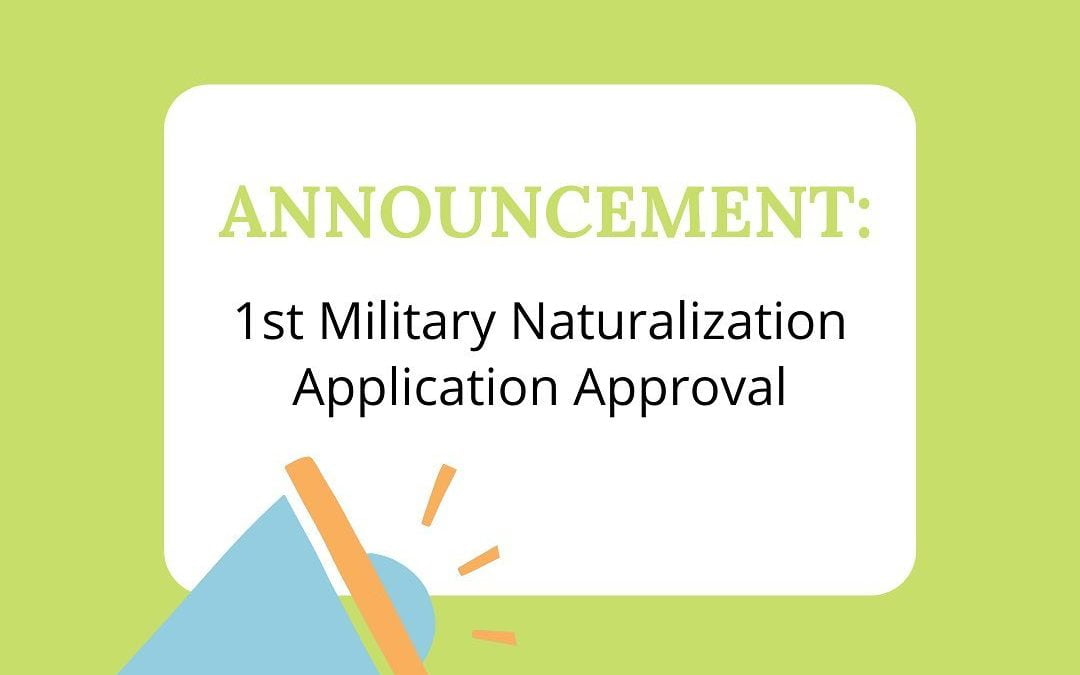 Military Naturalization Approval