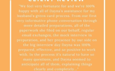 Marriage-Based Green Card 5-Star Review
