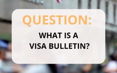 The Visa Bulletin