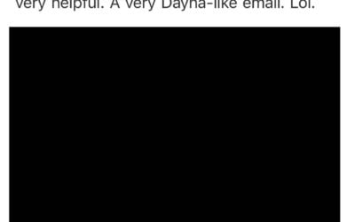 “A Very Dayna-Like Email”