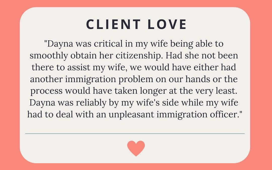 Naturalization Lawyer 5-Star Review