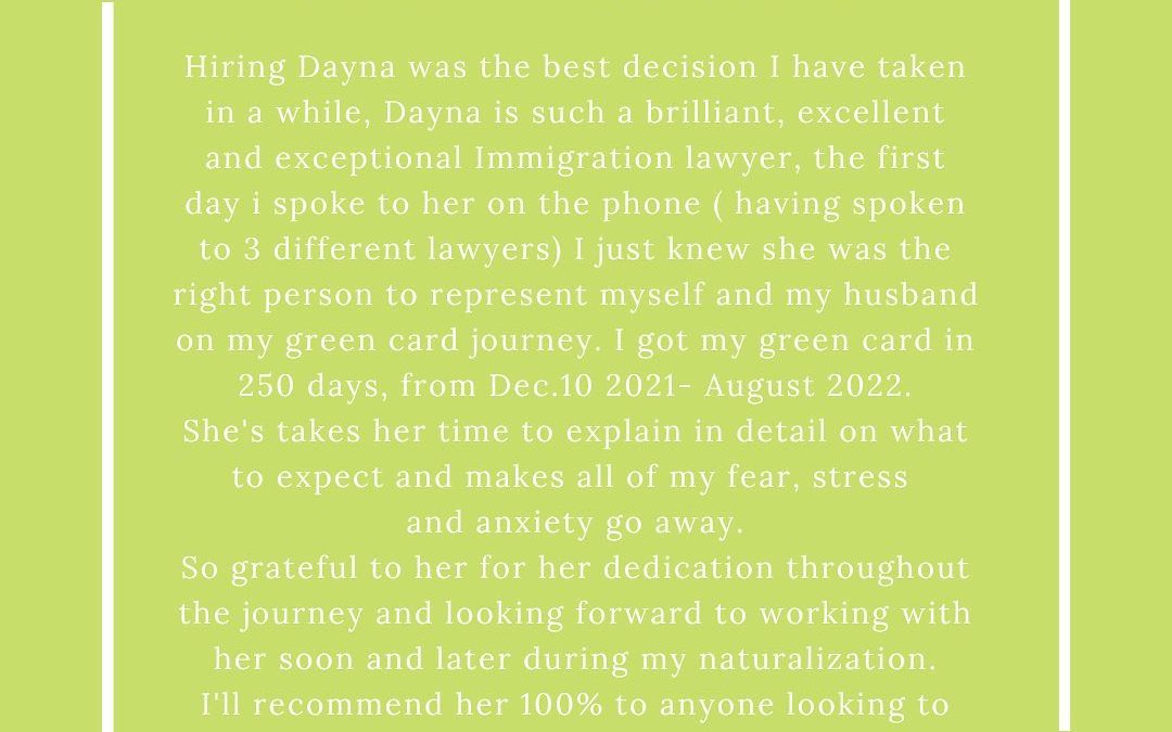 Marriage-based Green Card Lawyer Review