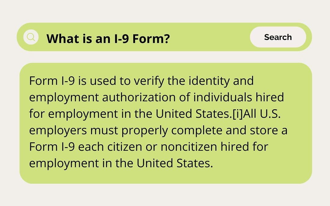 What is a Form I-9?