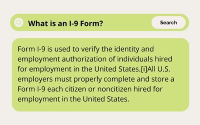 What is a Form I-9?