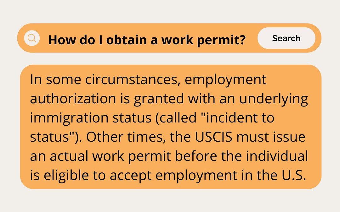 U.S. Work Permit Options