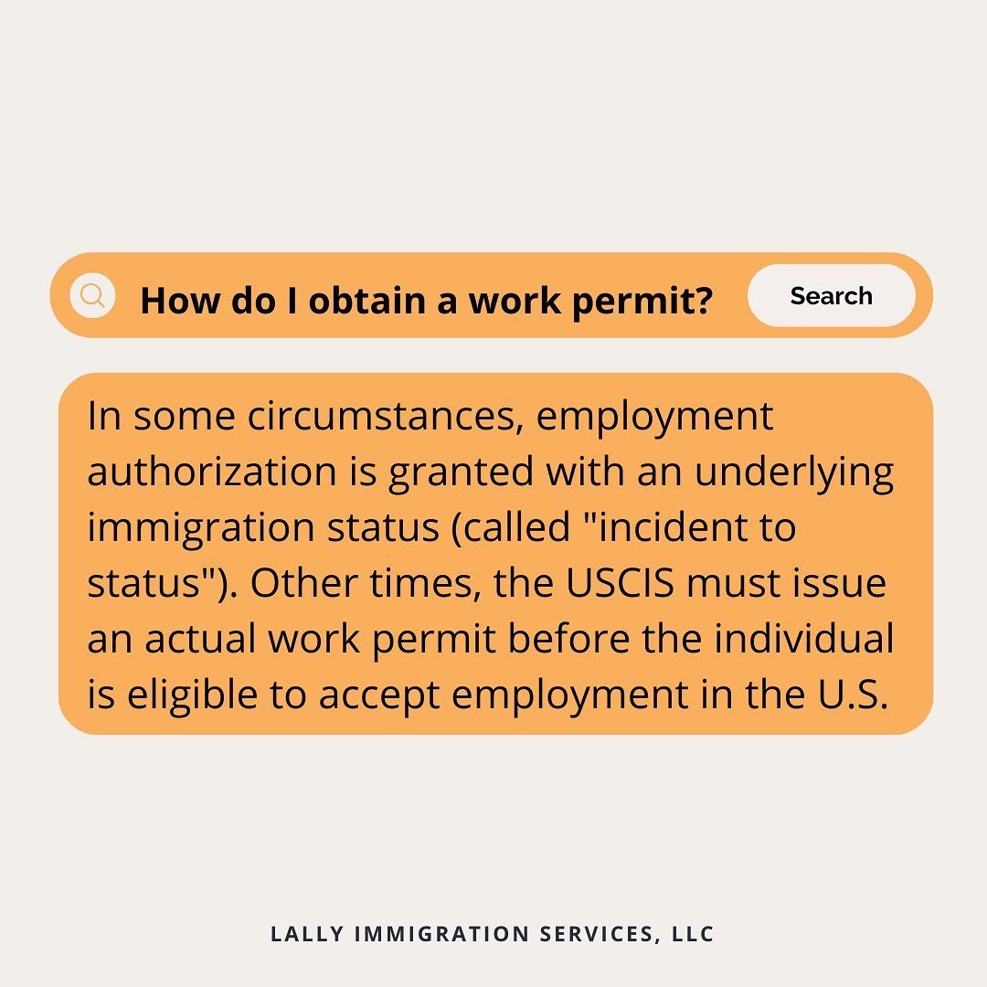 U.S. Work Permit Options