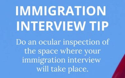 Immigration Interview Tip