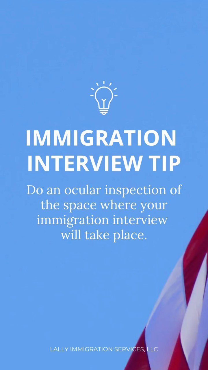 Immigration Interview Tip