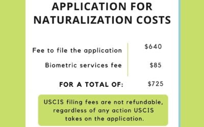 Naturalization Fees