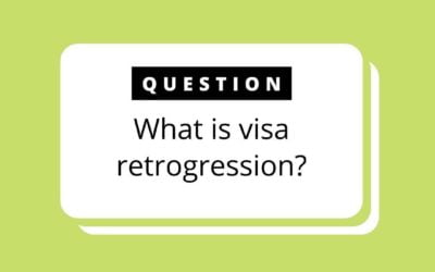 What is Visa Retrogression?