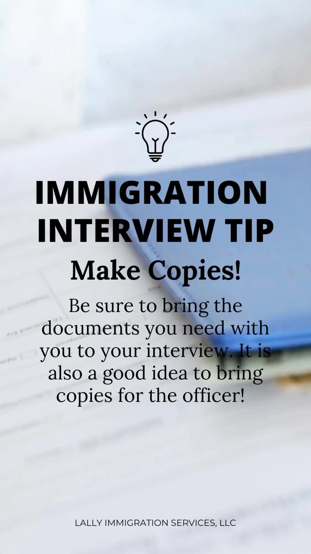 Immigration Interview Tip!