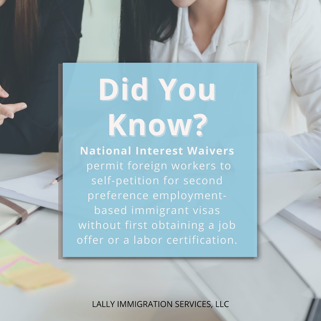 National Interest Waivers