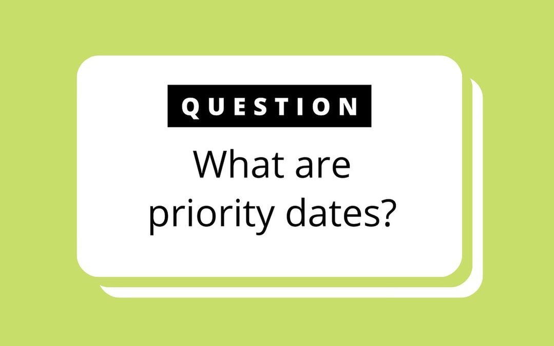 Priority Dates