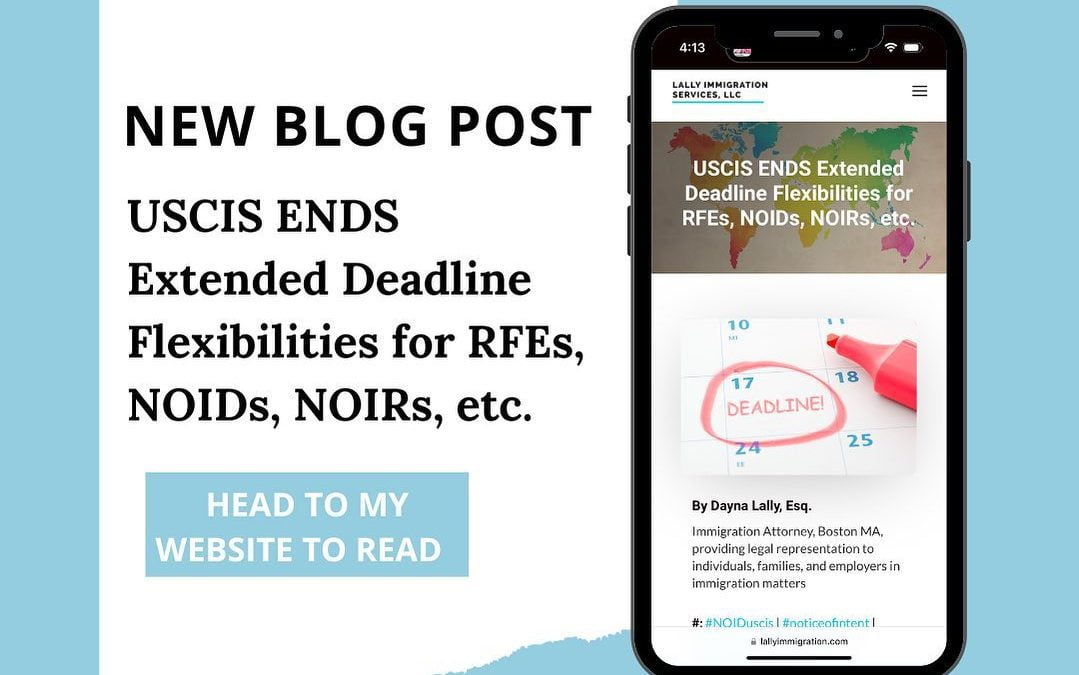 USCIS Extended Deadline Flexibilities