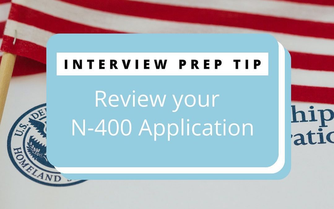 Naturalization Interview Prep