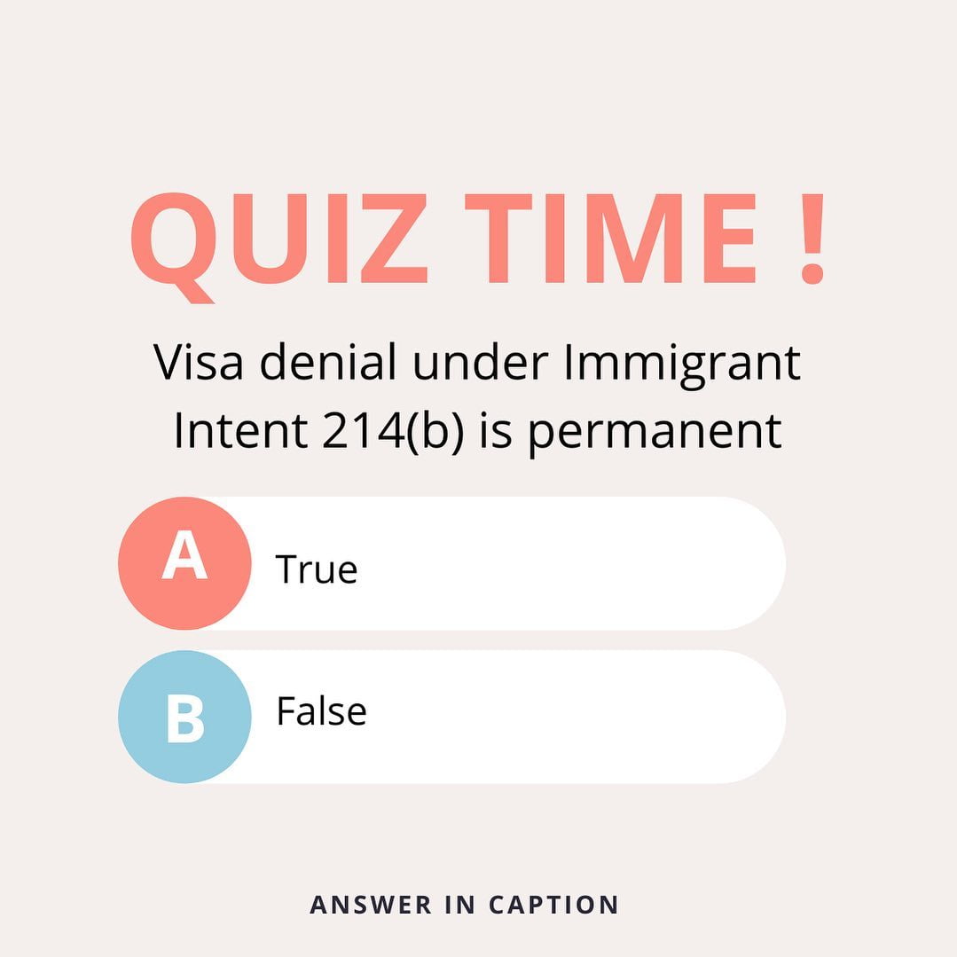 Quiz Time – Visa Denials