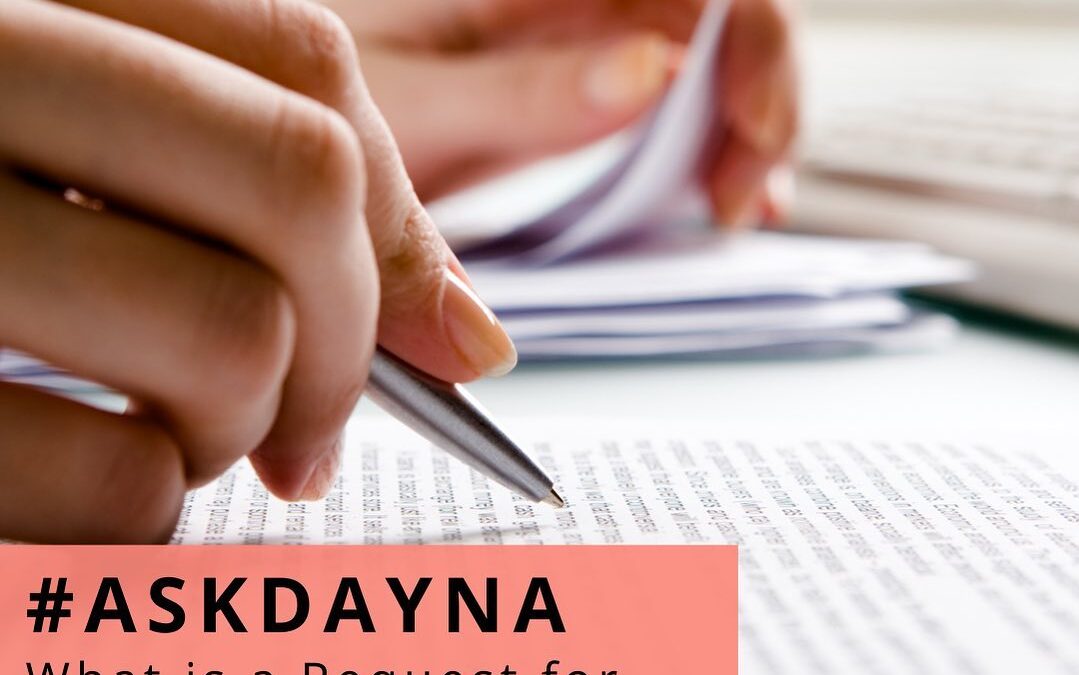 Request for Evidence