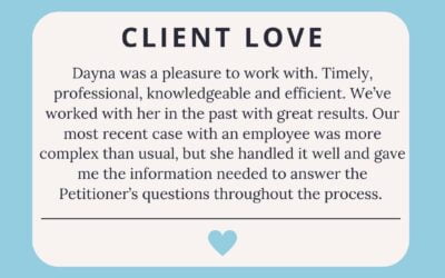 Client Review – L-1A Intracompany Transfer Petition