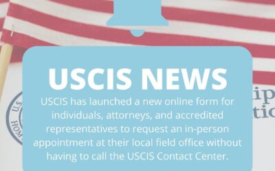 USCIS News – New Online Form