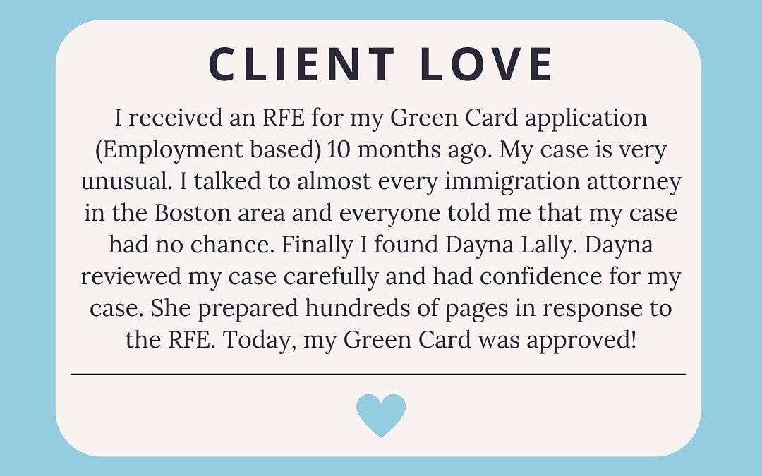 Client Review – Request for Evidence