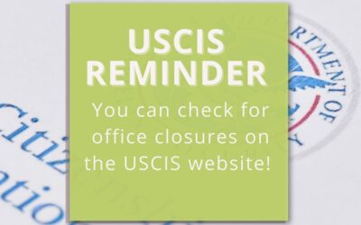 USCIS Website – Know Before You Go!