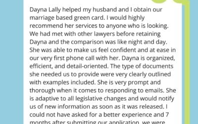 Client Love – Green Card Review