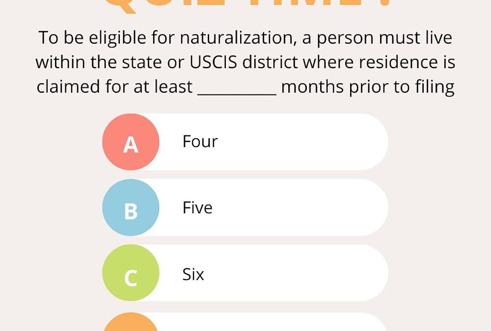 Naturalization Quiz!