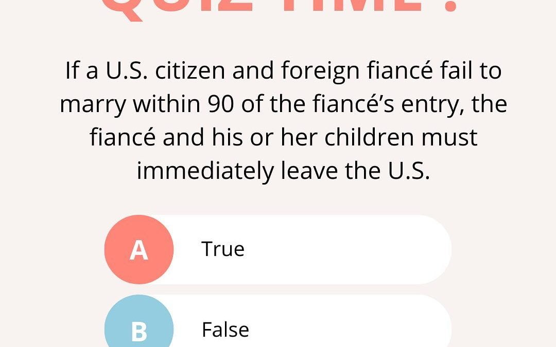 Fiancé Visas United States 