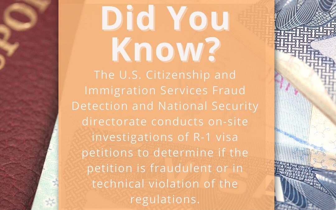 R-1 Visa Fact