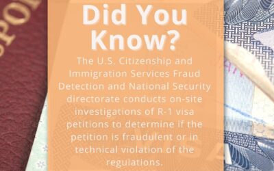 R-1 Visa Fact