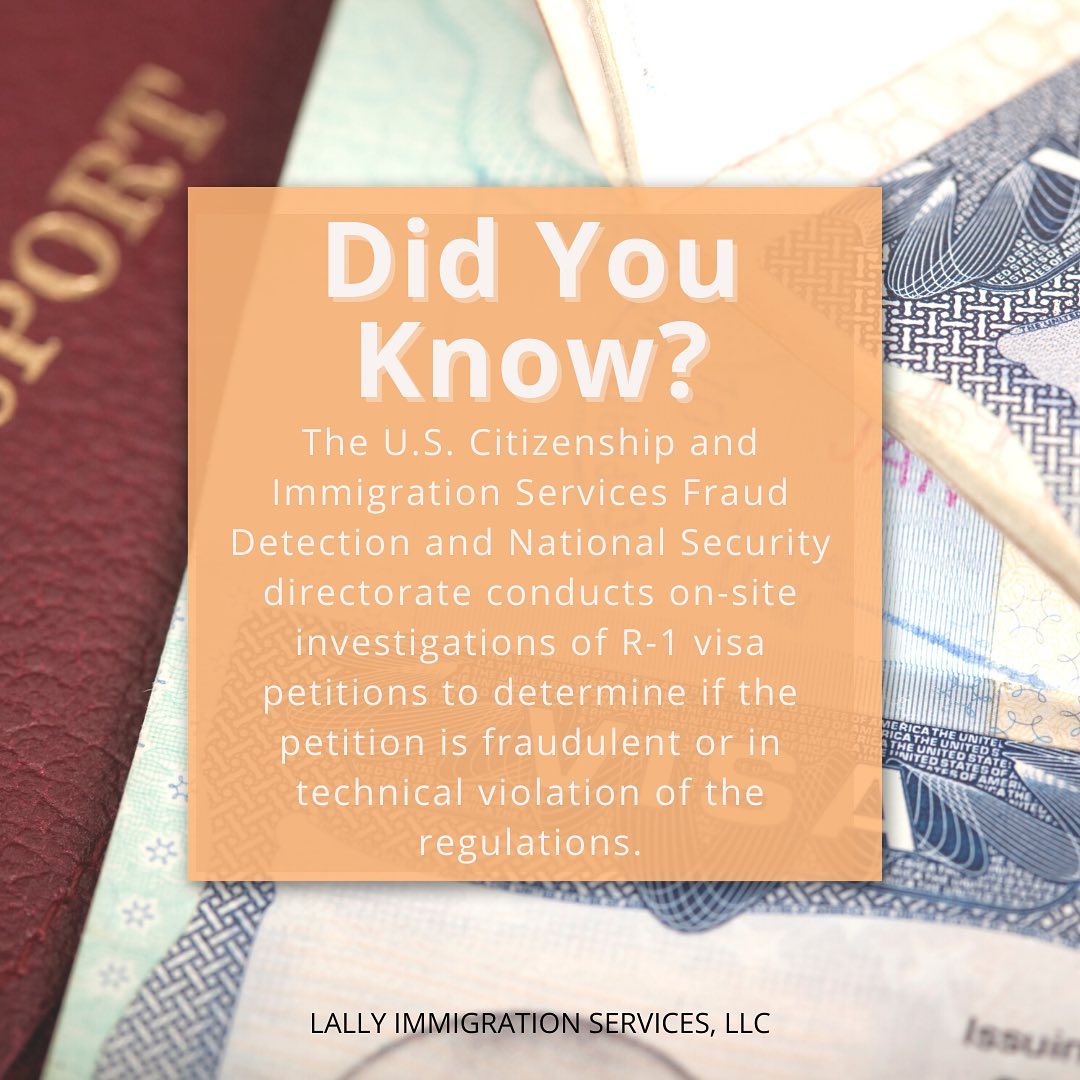 R-1 Visa Fact